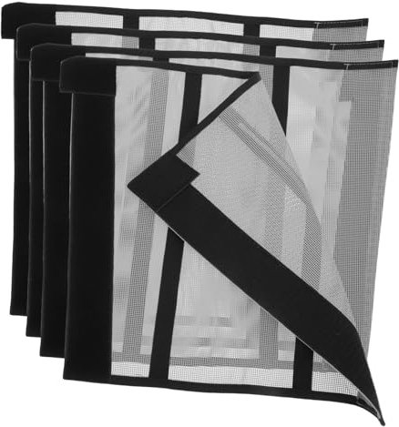 CIYODO 4pièces Guêtres Filet pour Chevaux Lot de Protection Anti-Insectes des Jambes Adaptées Aux Sorties Plein Air Et Compétitions