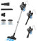 Vexilar C6 Aspirapolvere con Filo 28 KPa, 5 in 1 Ultra-leggero Aspirapolvere Portatile, Cavo 7m, Scopa Elettrica con Filo Potente per Tappeti/Pavimenti/Peli, Serbatoio 800 ml, Grigio