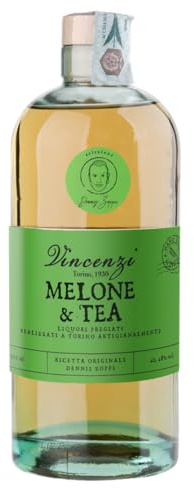 SELEZIONE ZOPPI - Liquore Melone & Tea - 0,7l - 20% - Liquore artigianale aromatico Vincenzi