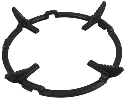 Toyvian Rejilla Soporte y Antideslizantes Resistente de Auxiliar Asas para Hierro Fundido Negro Garras Estufa Gas para Ollas Hornillos Cocina Doméstica