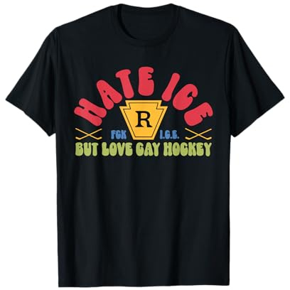 Hate Ice But Love Gay Hockey T-Shirt