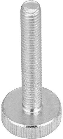 10 unids M8 Acero Inoxidable Chapado en Zinc Tornillo de Pulgar Tornillos de Cabeza Moleteada Plana Tornillos Herramienta de Reparación de Accesorios(M8*50（10pcs）)