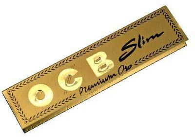 25 x BOOKLETS OCCB PREMIUM GOLD SMOKING ROLLING PAPERS