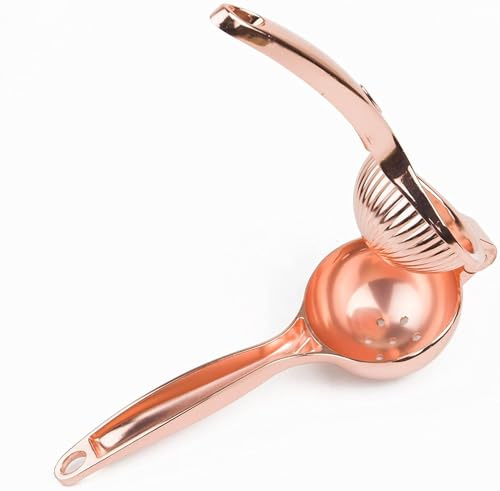 Manuelle Zitruspresse, professionell, Zitronen, Limette, Zinklegierung, Cocktail und Saft (3 Farben erhältlich) (Kupfer)