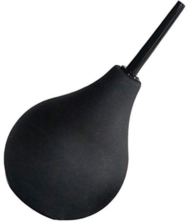 EXCEART 224 ml Ohrspritze Birne Professionell Luftblasen Silikon Ohrreiniger Ohrball Wachs Sauger Ohrenschmalz Reinigungszubehör für Damen Herren Schwarz Groß