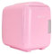 MONCOOK Mini Fridge For Bedrooms - Small, Portable & Quiet Mini Fridges For Skincare, Medicine, Food & Drinks - Cooling & Warming Function - Perfect For Home, Office, Car Or Travel - 14L - Pink Mono