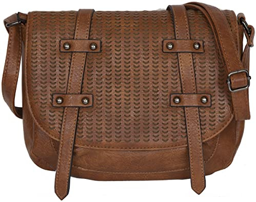LucieElle Sac femme Bandoulière Cuir PU | Besace Femme Bandoulière Cuir PU | Sac à Main Cuir PU Femmes | Sac Femme Porté épaule ‘Ariane’