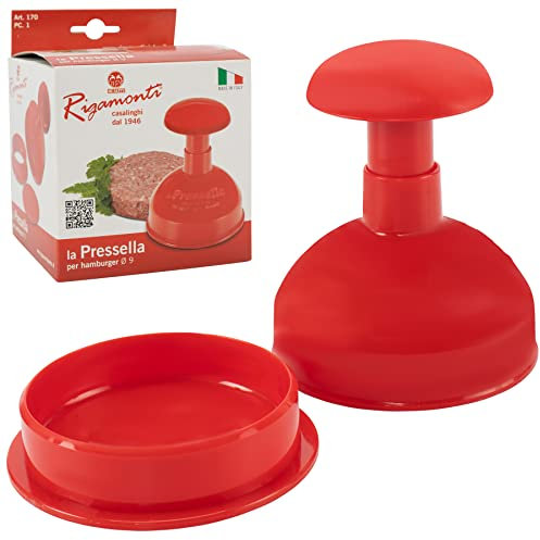 UTiLE - Pressa per hamburger professionale in pochi minuti con il diametro di 9 cm, fondo rimovibile per una preparazione facile ed economica
