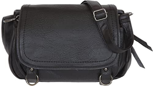 Sac à Main Flora en Cuir PU Bandoulière Porté Épaule Besace