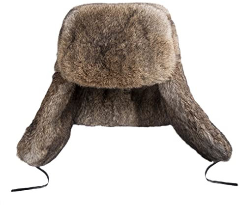 Winter Verdickte Warme Fellmütze Outdoor Baumwolle Ohrenklappen Kappe Pelz Kappe Ohrenklappe Herren Schneekappen, braun, Einheitsgröße