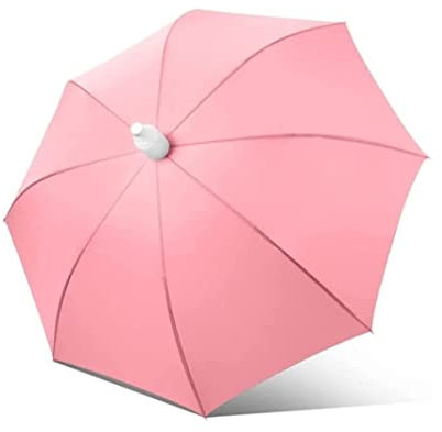 Regenschirm Golfschirm 42 Zoll Windfester Stockschirm Mit Wasserdichtem PVC-Gehäuse Moderner Minimalistischer Rohrschirm Schirm Regenschirme (Blue : Pink)