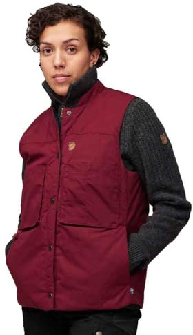 FJALLRAVEN 87175-347 Singi vadderad väst W Sportväst Dam Vinröd Storlek L