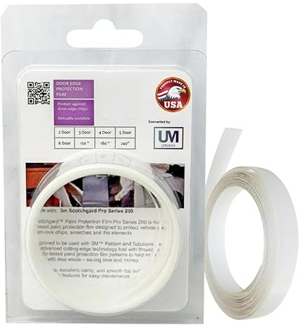 Türkante PPF vorgeschnitten Schutz Kratzer 3M Lackschutzfolie Klar Unsichtbar Universal Auto LKW (Rolle 0.4x240)