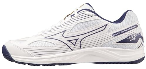 Mizuno Cyclone Speed 4, Volleybollsskor Unisex-Vuxen, White Blueribbon MP Gold, 47 EU, White Blueribbon Mp Gold, 47 EU