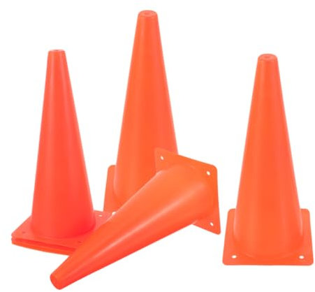 Parliky 6er-Pack Verkehrskegel Aus Ldpe – Ideal Für Fußballtraining Sicherheitsübungen Und Geschicklichkeitsspiele Für Kinder