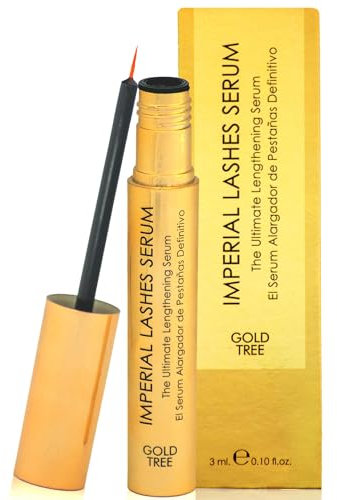Gold Tree Serum pour Cils à l'Acide Hyaluronique | Formule Sans Hormones avec Ingrédients Naturels | Nourrit et Renforce | Rehaussement des Cils