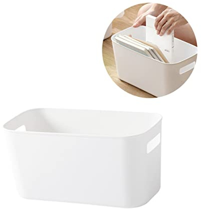 IMIKEYA Cestino Di Stoccaggio Per La Casa Cestini Di Stoccaggio Contenitori Cosmetici Zuppiera Con Coperchio Contenitore Di Stoccaggio