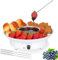 2025 New Electric Chocolate Fondue Pot Set with 2 Dipping Forks, Fondue Melting Chocolate Cheese Candy Machine, Chocolate Melter for Valentine Easter Birthday Party Wedding (White)