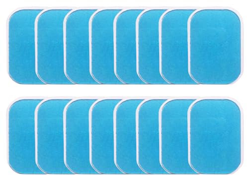 alloneslife 16pcs Hydrogel Ersatzgelpad Hochleitfähigkeit Hüfttrainer Gel Pad Set Fitnessgel Pad Muskelstimulator Gel Pad
