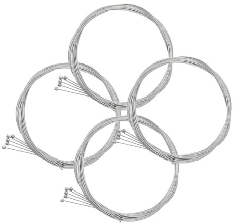 HANABASS 4 Stück Teiliges Fahrrad Bremskabel Hochwertiges Bremsseil für Mountainbike und Rennrad Robust und Zuverlässig für Reparatur von Fahrradbremsen