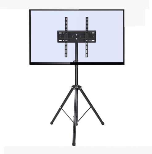 BOGAZY Soporte para TV Soporte Plegable para TV con Trípode para Pantalla Giratoria De 32 A 55 Pulgadas, Soporte De Suelo para Pantalla De TV, Soporte Ajustable En Altura Portátil Soporte TV