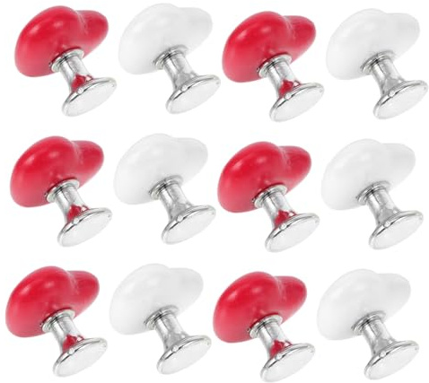 HOLIDYOYO 20 Botones de Presión para Inodoro con Forma de Corazón de Plástico, Repuestos para Tanque, Fácil Operación y Diseño Especial para Mujeres