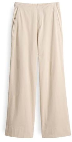 OPUS Damen Wide Leg Pants | MILENI Cargo Wide Leg Jogpants aus Cord Soft Cream, 34