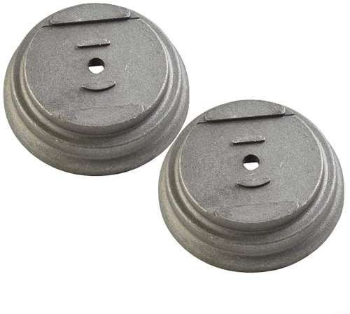 Set di 2 lame di protezione per erba in acciaio inox, per tosaerba elettrico, progettate per la cura del prato, la potatura del giardino e le attività di potatura