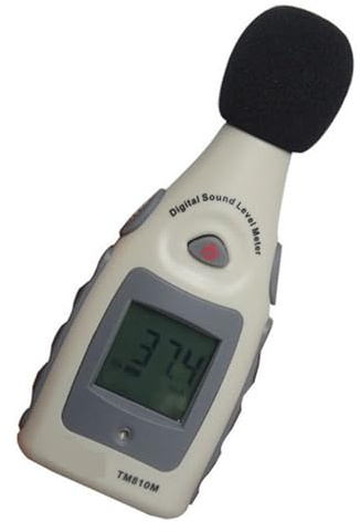 Misuratore di decibel, Strumenti di misura ambientale Fonometro digitale Nuova gamma decibel: 30~130 DBA