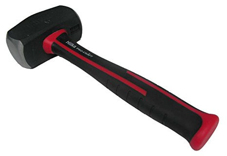 Hilka 55411040 4 lb Club Hammer Fibre Glass Shaft - Black/Red