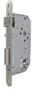 Tesa Assa Abloy 40306RAI Cerradura De Embutir Para Puertas De Madera Sin Cilindro Inoxidable Entrada 60 mm, Frente Redondo 4030
