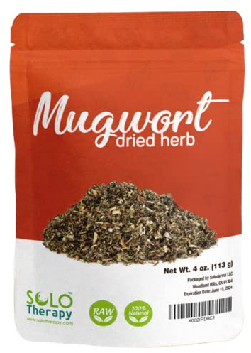 Mugwort Dried Herb | Artemisia Vulgaris c/s | Herbal Tea in Resealable Bag | 4 oz | Product From Croatia | Packaged In The USA (4 oz)