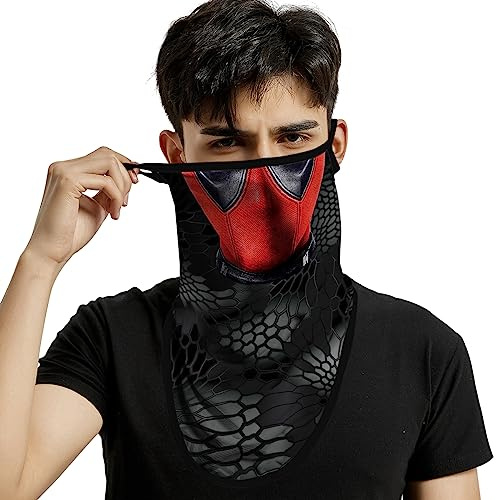 ShopINess Unisex Bandana Gesichtsmaske Schal Gesicht mit Ohrschlaufen Rave Sturmhaube Hals Gamaschen Staubtuch Waschbare Wind Motorrad Maske - Totes Schwimmbad
