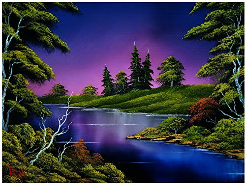 Bob Ross Blue River Nature Puzzle | 1000 Piece Jigsaw Puzzle
