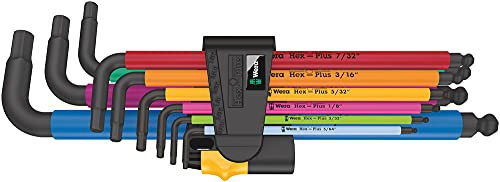 Wera 05022640001 950/9 Hex-Plus Multicolour Imperial 2, 9-teilig