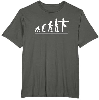 Evolution Ballet rétro années 70 Cadeau amusant pour homme dansant T-Shirt