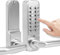 Cerradura de puerta de combinación mecánica digital, cerradura de puerta sin llave cerradura de puerta digital cerradura de puerta inteligente cerradura de puerta de seguridad para el hogar antirrobo