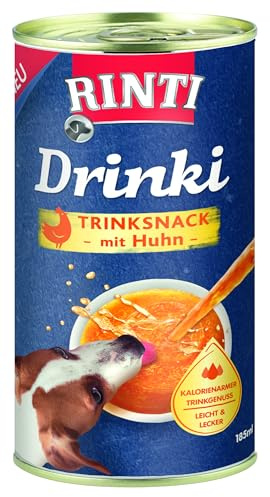 Rinti Drinki Huhn 24 x 185 ml Multipack Trinksnack für Hunde