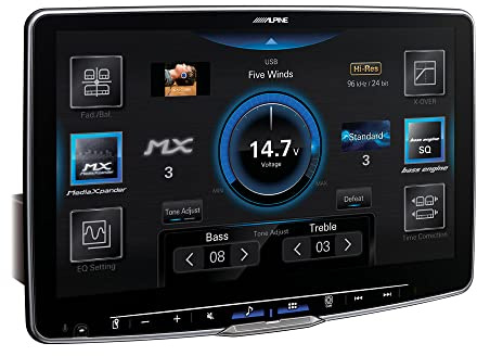 Alpine iLX-F115DU8S | Autoradio mit schwenkbarem 11-Zoll Touchscreen, DAB+, 1-DIN-Einbaugehäuse, Apple CarPlay Wireless und Android Auto Unterstützung für FIAT Ducato 8