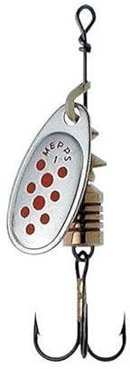 MEPPS CUCHARA Aglia Plata Puntos Rojos N1