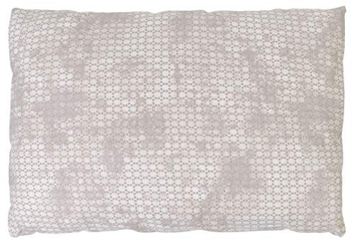 Lavendelblüten Duftkissen Kräuterkissen 30x20cm shabby-chic grau-beige + Bio-Inlett - 100% naturrein. Lavendel + Bio-Dinkelspelz