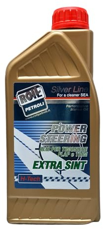 2 Litri di Roil POWER STEERING ISO 15 EXTRA SINT - Olio 100% SINTETICO per TIMONERIE NAUTICHE, FLAP, TRIM, PASSARELLE E TRASMISSIONI DI SUPERFICIE