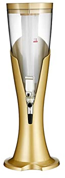 torre de bebidas Dispensador de torre de cerveza, cañón de cerveza de barril con carámbanos, dispensador de vino de barril de remojo de vino de hielo luminoso comercial con grifo Dispensador de cervez
