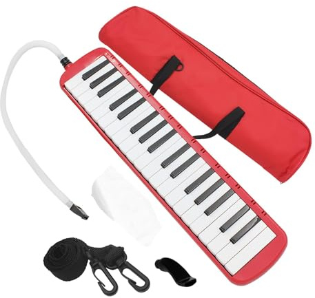 Juguete melodica de 37 teclas, instrumento melodica de 37 teclas - Piano de aire - Piano Harmonica Portable para, juguetes de instrumentos musicales con teclado de golpe para