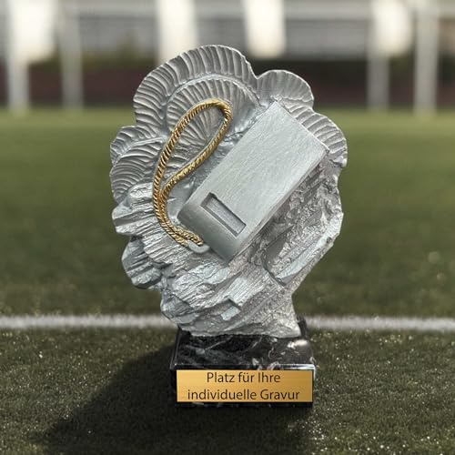 eberin · Schiedsrichter Pokal mit Gravur · Referee Trophäe · Bester Schiri · Schiedsrichterpfeife · Perfekten Auszeichnung oder besondere Ehrungen im Schiedsrichterwesen