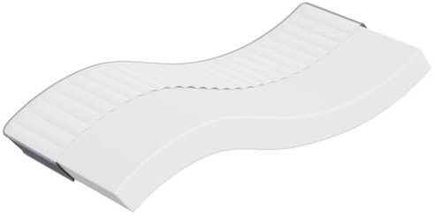 vidaXL Kindermatratze, Schaumstoffmatratze mit Reißverschluss, Bettmatratze für Einzelbett, Matratze, Mittelweich Doppelseitig 80x160cm Stoff