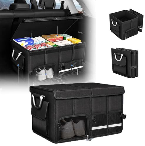 ZCZMAD Kofferraum Organizer für Opel Astra, Kofferraumtasche faltbar, Auto Faltbox, Großer Stauraum, verstärkt und stabil,B-M