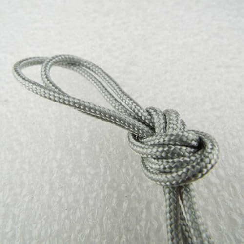 Blind Cord Light Pull Roman Tent 879D, 3mm Silver Grey, 5 Metres