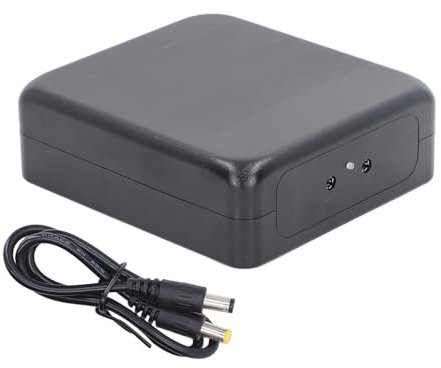 Sunicon Mini UPS Batterie De Secours sans Interruption d'alimentation 31200mAh Batterie De Secours Alimentation pour Routeur Caméra de Surveillance ABS PC Compact Portable (12V)