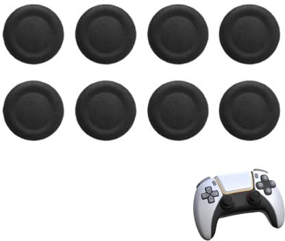 8 Stück Joystick Kappen Controller Sticks für PS5/PS4,Controller Zubehör Stick Aufsätze,Thumbsticks Caps Ersatzteile für PlayStation 5,Daumengriff-joystickkappen Grip Thumbstick Griffe Edge Dualsens